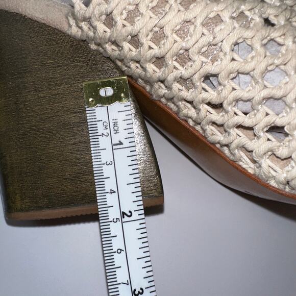 Rachel Comey Reina Woven Crochet Natural Cotton Bully Mules Clogs Size 8 $475 - Picture 16 of 16